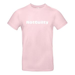 Herenshirt NotGuilty roze