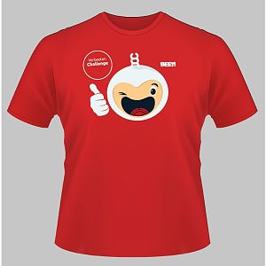 Verbeeten Challenge t-shirt rood