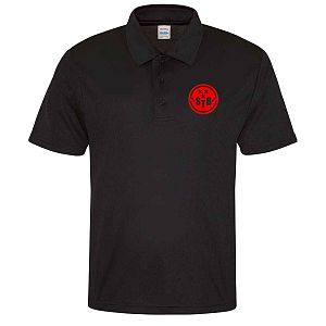 Herenpolo Studententennis Breda - zwart