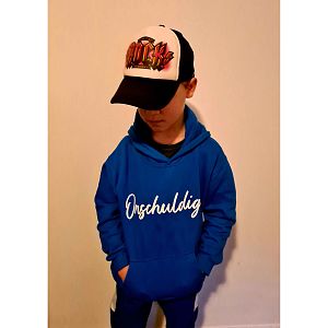 Hoodie kinderen Onschuldig zwart
